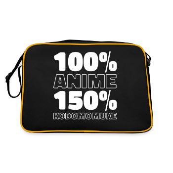 Manga d’anime - Sac Retro - noir/or - Dos