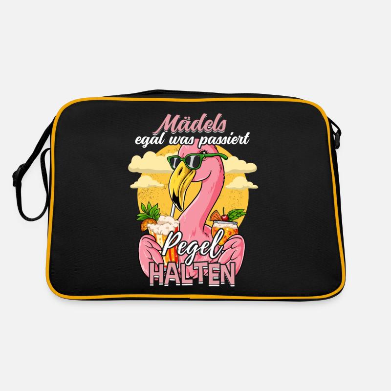 Mädels Egal Was Passiert Pegel Halten Retro Tasche
