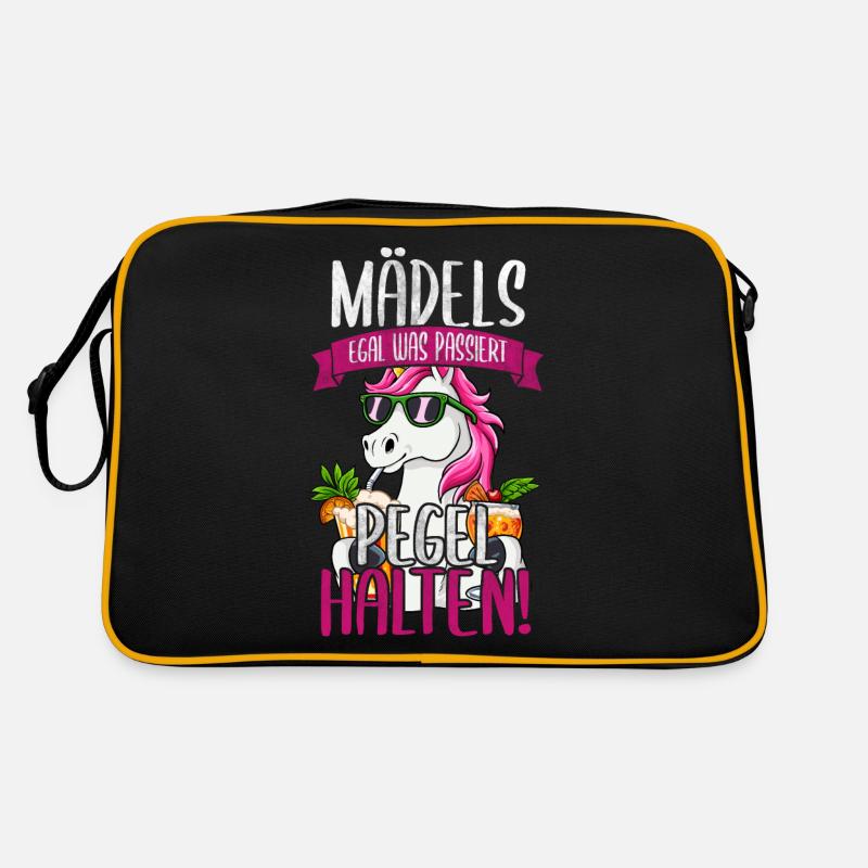 Mädels Egal Was Passiert Pegel Halten Retro Tasche