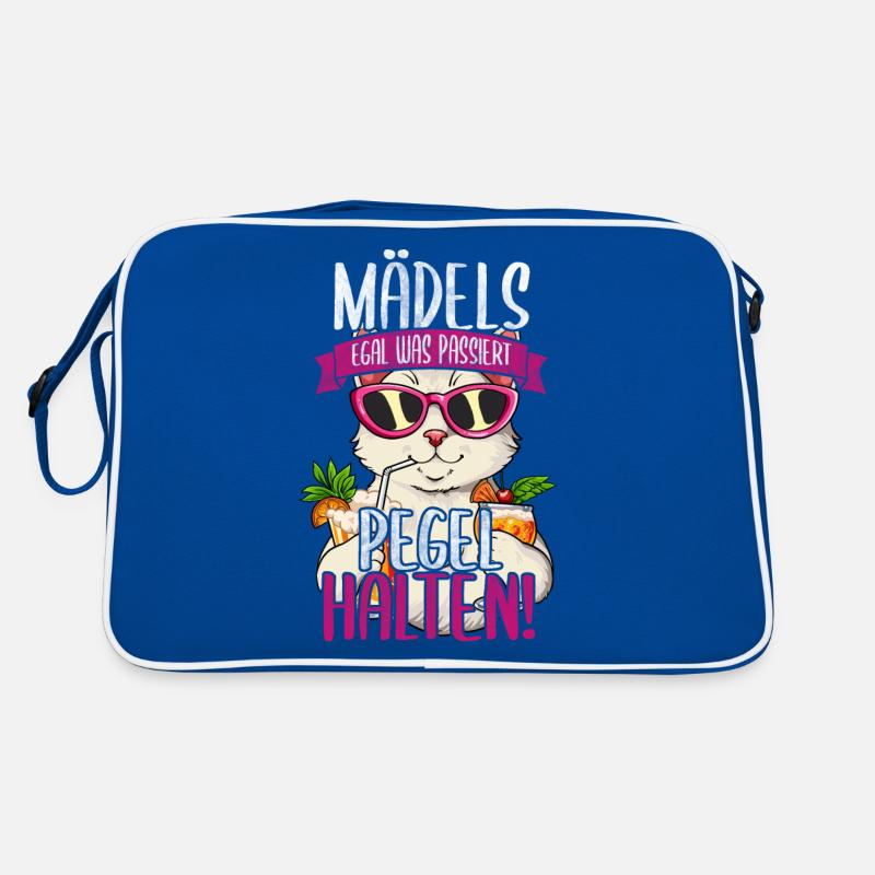 Mädels Egal Was Passiert Pegel Halten Retro Tasche