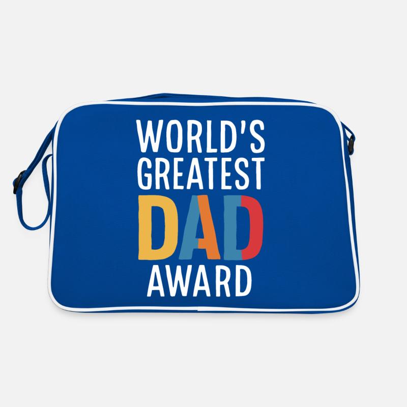 World's Greatest Dad Award Retro Tasche