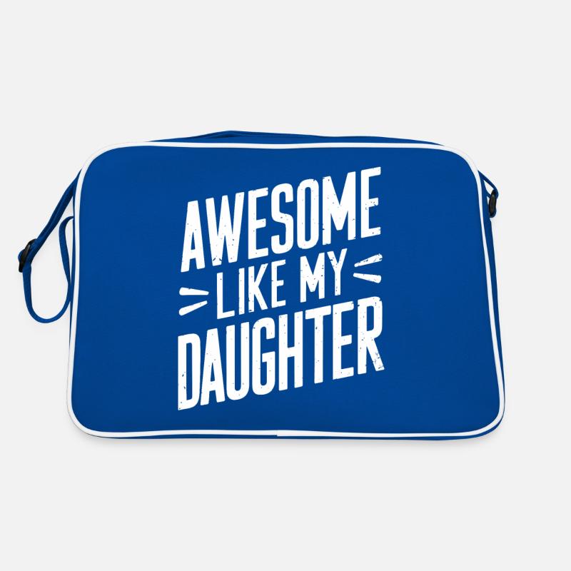 Awesome Wie Meine Tochter Stilvoller Spruch Retro Tasche