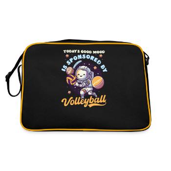 Joueur de volley-ball Mood Sponsorisé Volley-ball - Sac Retro - noir/or - Dos