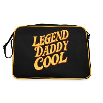 Legend Daddy Cool Unique Motif - Retro Bag - black/gold - Back
