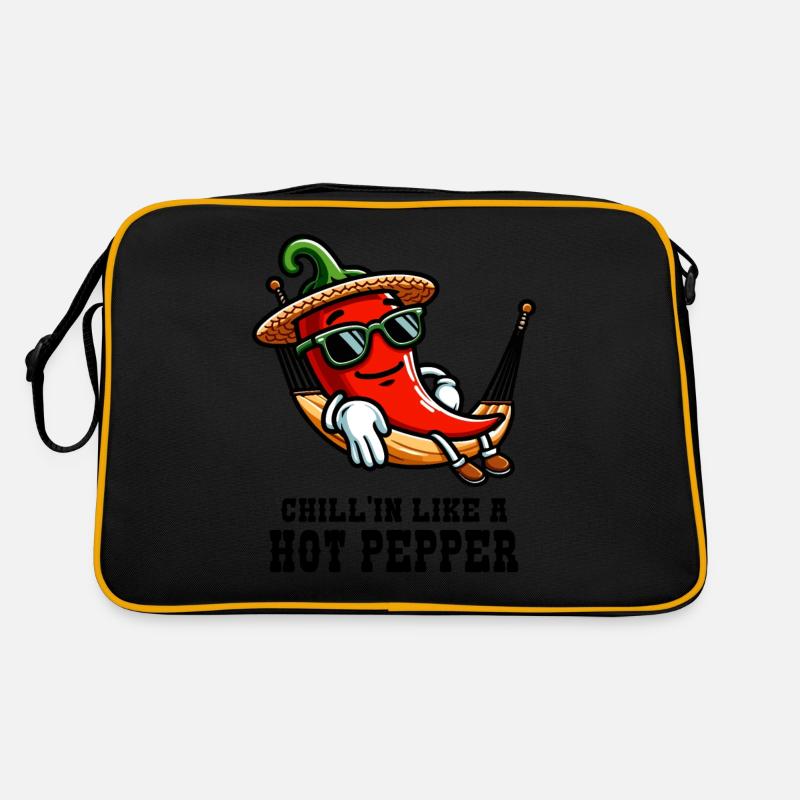 Chill’n Wie Ein Scharfer Paprika Retro Tasche
