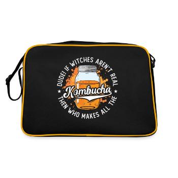 Mec de kombucha : si les sorcières ne sont pas de vraies brasseries maison - Sac Retro - noir/or - Dos
