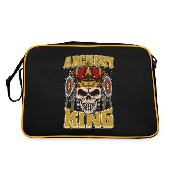 Archery Archery Archery Archer - Retro Bag - black/gold - Back