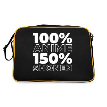 Manga d’anime - Sac Retro - noir/or - Dos