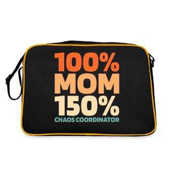 Mom Mom - Retro Bag - black/gold - Back