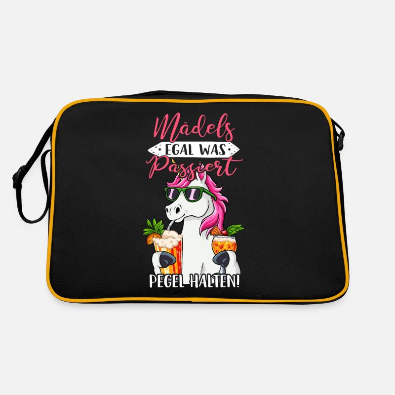 Mädels Egal Was Passiert Pegel Halten Retro Tasche