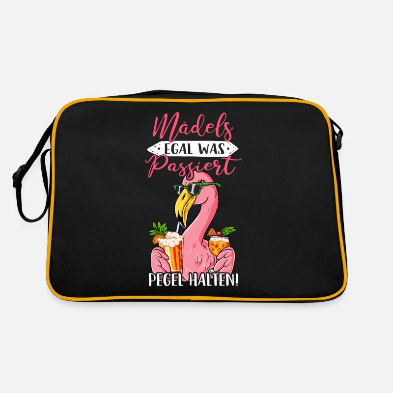 Mädels Egal Was Passiert Pegel Halten Retro Tasche