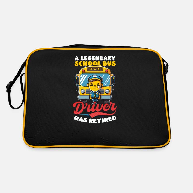 Bus Driver Legendery Driver Has Retired Retro Bag