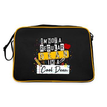 I'm Not a Regular Dean I'm a Cool Dean Funny - Retro Bag - black/gold - Back