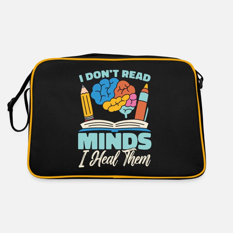 School Psych I Don't Read Minds School Counseling Retro Bag