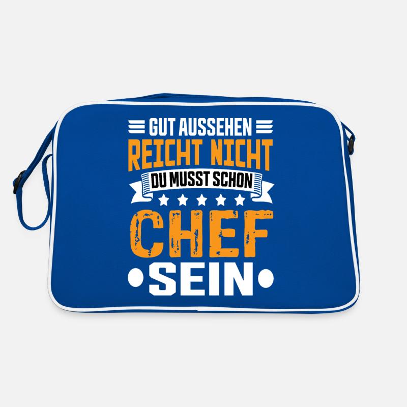 Chef Arbeit Chef Spruch Bester Chef Sprüche Retro Tasche