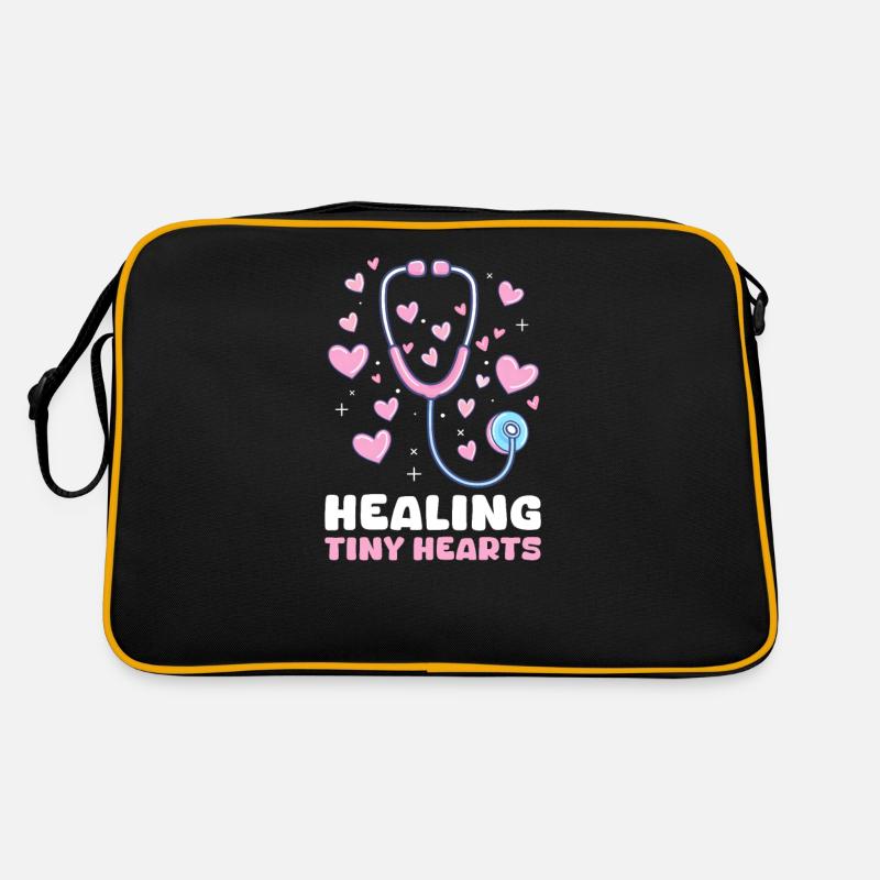 PICU Nurse Healing Tiny Hearts Retro Bag