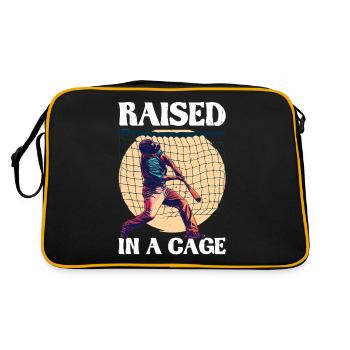 Raised In A Cage 27 - Retro Bag - black/gold - Back