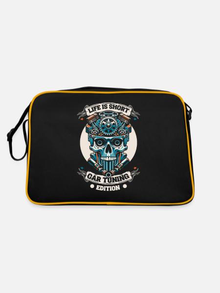 Tournevis Accordeur Skull - Sac Retro - noir/or - Dos