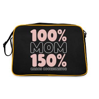 Mom Mom - Retro Bag - black/gold - Back