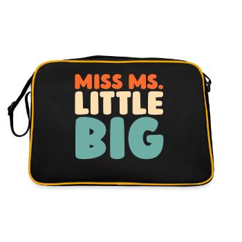 Schwesternschaft Soroitas Große Schwester - Retro Tasche - Schwarz/Gold - Hinten