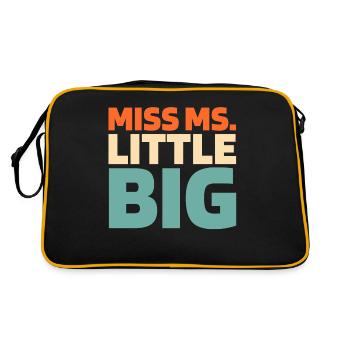 Schwesternschaft Soroitas Kleine Schwester - Retro Tasche - Schwarz/Gold - Hinten