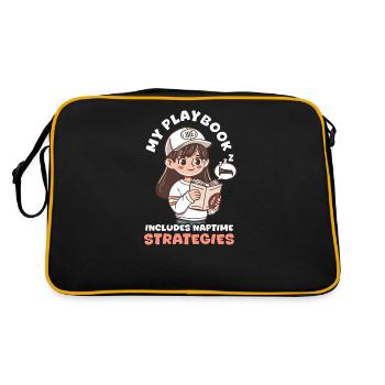 Football Mom My Playbook comprend Naptime Strategi - Sac Retro - noir/or - Dos