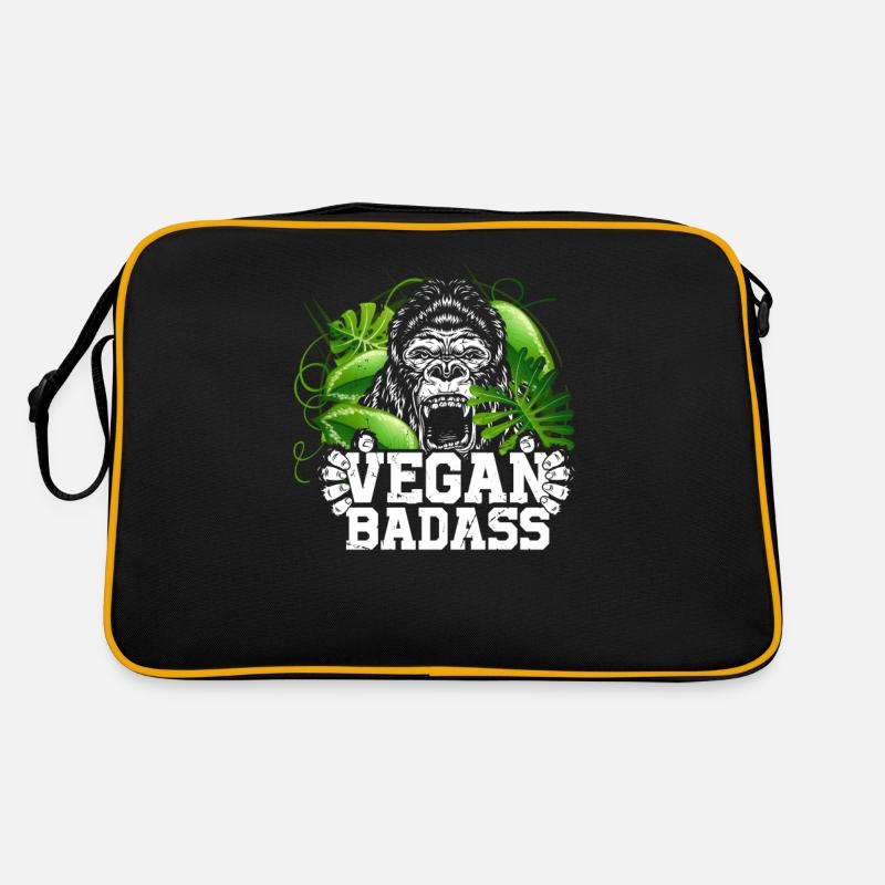 Badass végétalien Sac Retro