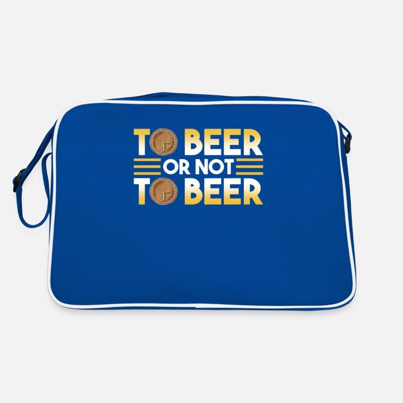 Bier Oder Nicht Bier Retro Tasche
