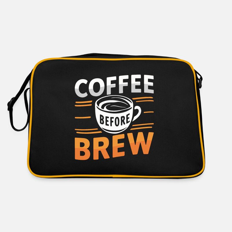 Barista Coffee Before Latte Artist Coffee Lover Retro Tasche