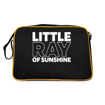 Schwesternschaft Soroitas Kleine Sonne - Retro Tasche - Schwarz/Gold - Hinten