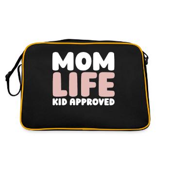 Mom Mom - Retro Bag - black/gold - Back