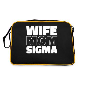 Sorority Soroitas Sigma Mama - Retro Bag - black/gold - Back