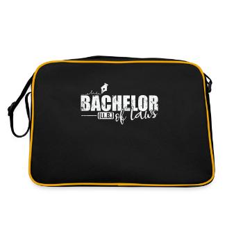 Baccalauréat en droit (LL.B.) - Sac Retro - noir/or - Dos