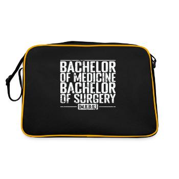 Baccalauréat en médecine, Baccalauréat en études chirurgicales - Sac Retro - noir/or - Dos