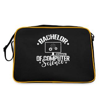 Baccalauréat en informatique (B.Comp.Sc.) - Sac Retro - noir/or - Dos