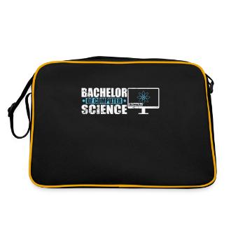 Bachelor of Computer Science Software Engineering - Retro Bag - black/gold - Back