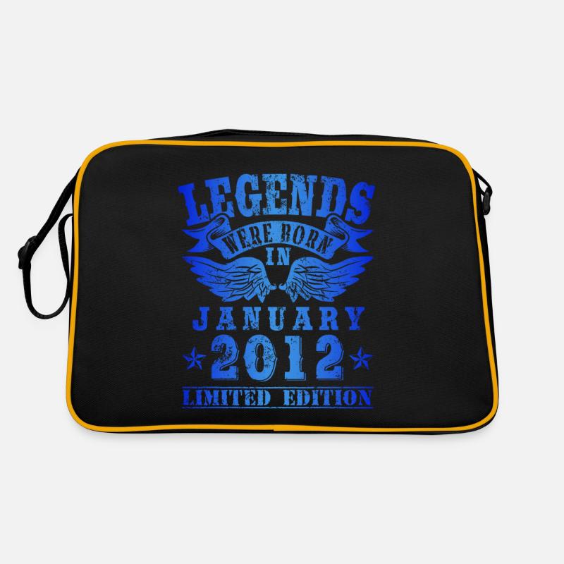Les légendes sont nées en Janvier 2012 Anniversaire Sac Retro