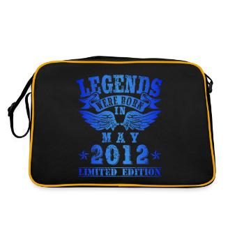 Les légendes sont nées en mai 2012 Anniversaire - Sac Retro - noir/or - Dos