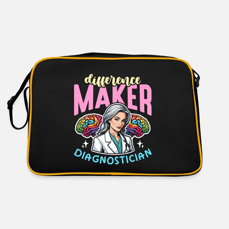 School Psych Difference Maker School Counselor Retro Bag