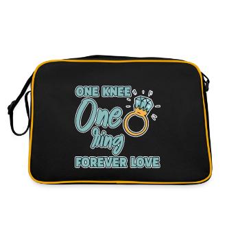 Un genou une bague Amour éternel 2 - Sac Retro - noir/or - Dos
