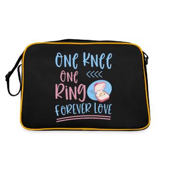 Un genou une bague Amour éternel 4 - Sac Retro - noir/or - Dos