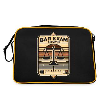 Bar Exam Survivor 10 - Retro Bag - black/gold - Back
