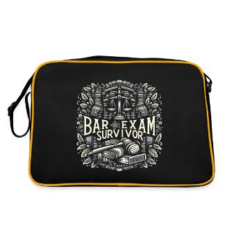 Bar Exam Survivor 11 - Retro Tasche - Schwarz/Gold - Hinten