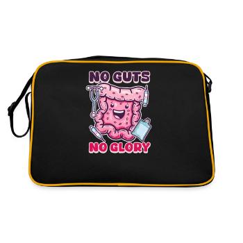 Infirmière GI Pas de tripes pas de gloire - Sac Retro - noir/or - Dos
