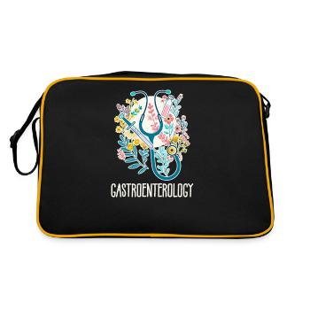 GI Nurse Gastroenterology - Retro Bag - black/gold - Back