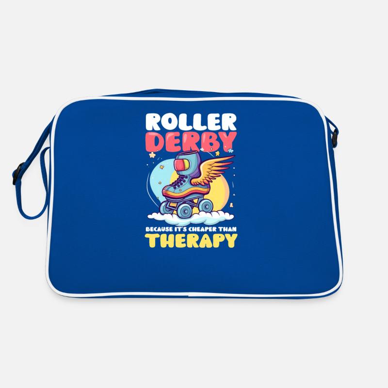 Roller Derby Cheaper Therapy Retro Bag