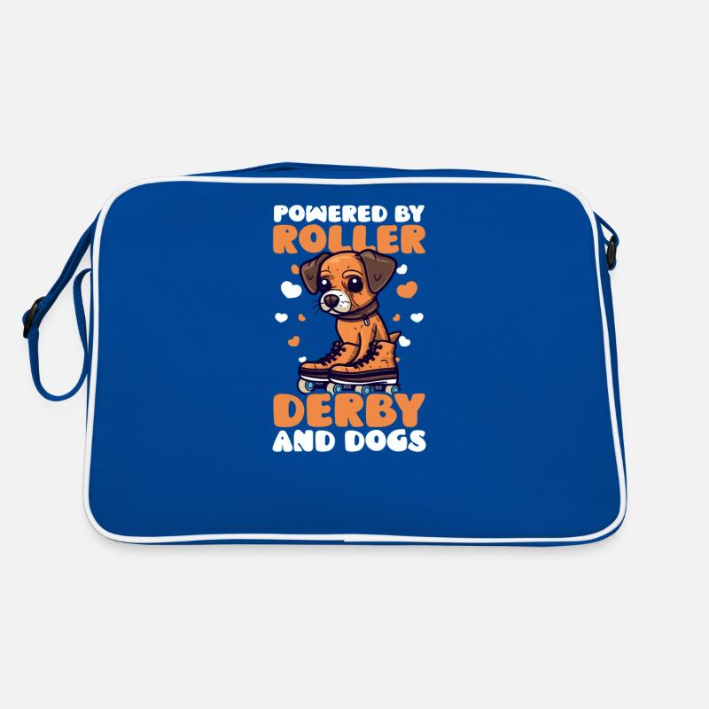 Roller Derby Roller Derby Und Hunde Retro Tasche