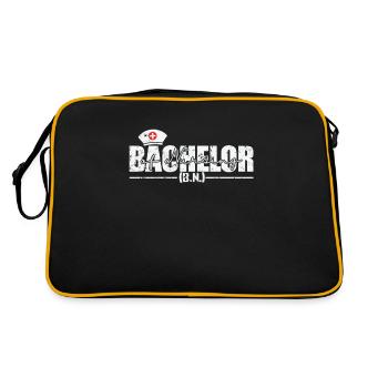 Baccalauréat en sciences infirmières - Sac Retro - noir/or - Dos