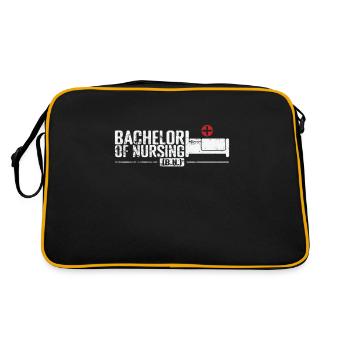 Baccalauréat en sciences infirmières (B.N.) - Sac Retro - noir/or - Dos