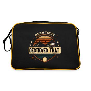 Been There Destroyed That 16 - Retro Bag - black/gold - Back